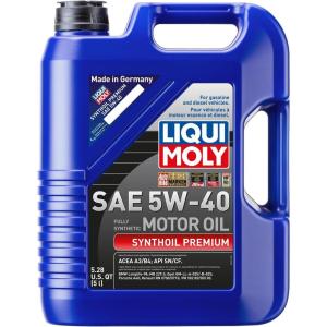 imageLIQUI MOLY Synthoil Premium SAE 5W40  5 L  Fully synthetic engine oil  SKU 20415 Liter