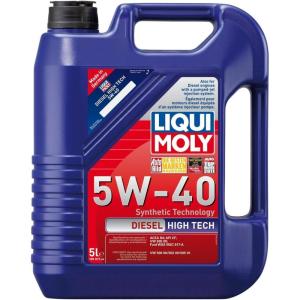 imageLIQUI MOLY Diesel High Tech SAE 5W40  5 L  Fully synthetic engine oil  SKU 20225 Liter  Pack of 4