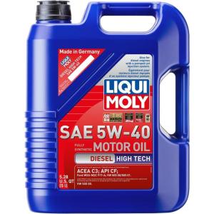 imageLIQUI MOLY Diesel High Tech SAE 5W40  5 L  Fully synthetic engine oil  SKU 20225 Liter