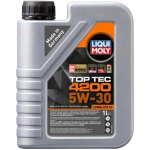 imageLIQUI MOLY Top Tec 4200 SAE 5W30 New Generation  5 L  Fully synthetic engine oil  SKU 201120 Liter