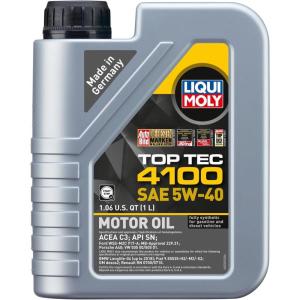 imageLiqui Moly Top Tec 4100 SAE 5W40  5 L  Synthesis Technology Motor Oil  SKU 23301 L