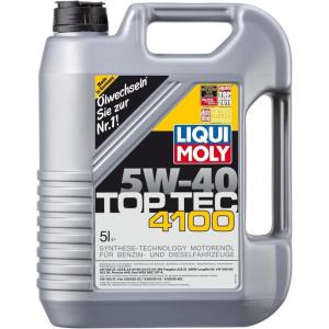 imageLiqui Moly Top Tec 4100 SAE 5W40  5 L  Synthesis Technology Motor Oil  SKU 23305 L  4 Pack